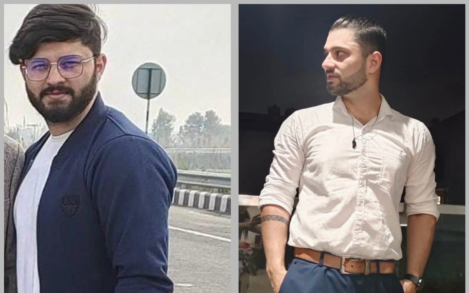 Weight loss before and after — Dr. Abhimanyu Jasrotia, MD, Kanpur, a client of Dr. Maruti Sharma